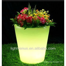 Pot de fleur décoratif LED, planteur de vase ciel moderne et postmoderne